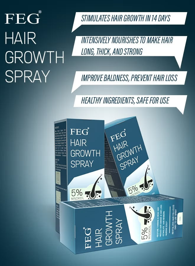 60ml Hair Growth Spray & Beard Roller